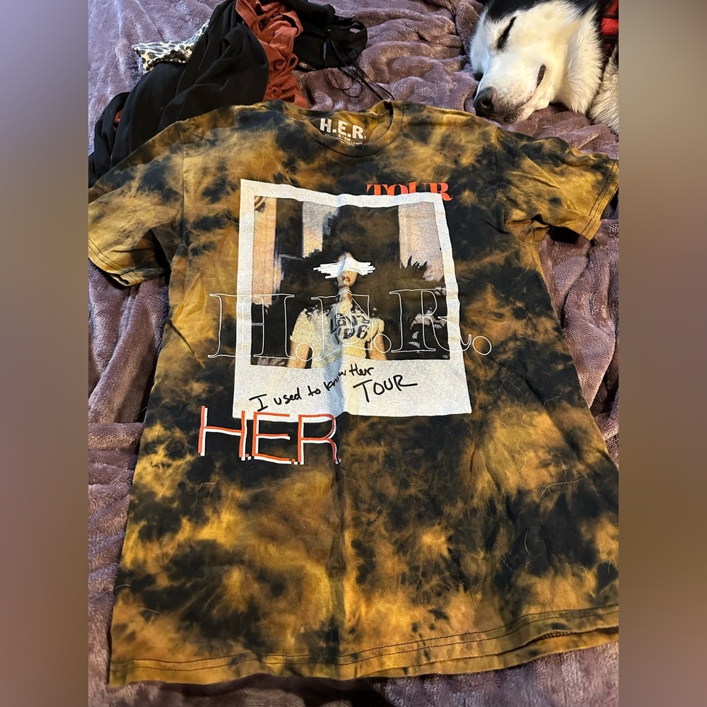 HER tee shirt